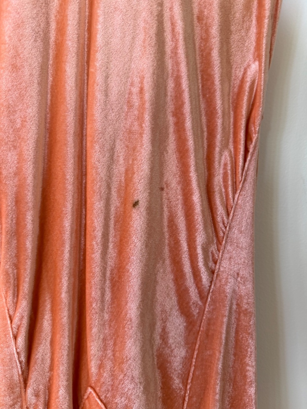 1930's Velvet Bias Cut Dress - Picture 7 of 10